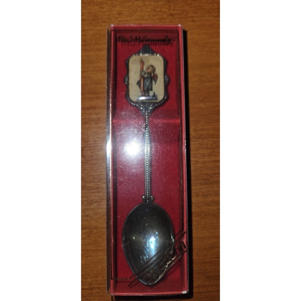 Vintage Hummel Silver-plated Christmas Spoon 1987